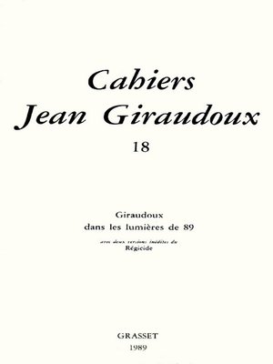 cover image of Cahiers numéro 18